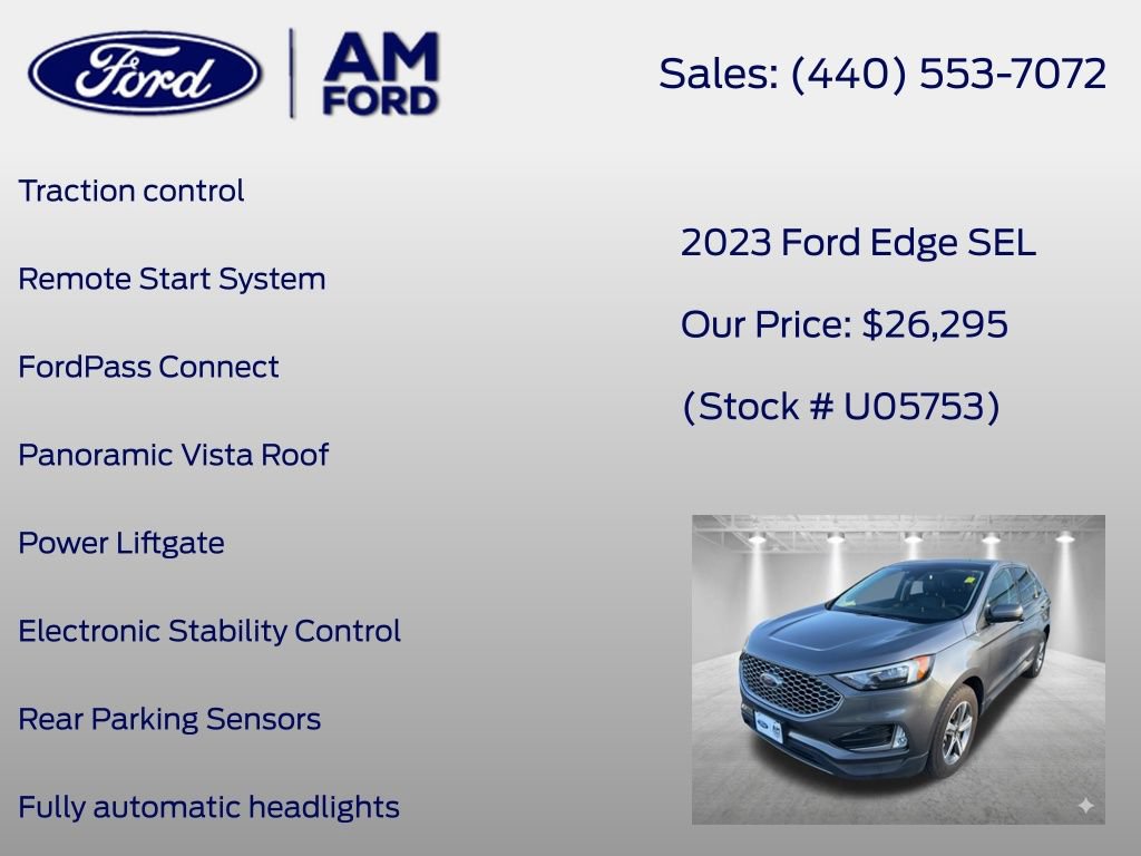 Certified 2023 Ford Edge SEL w/ Convenience Package AWD/4WD image 20