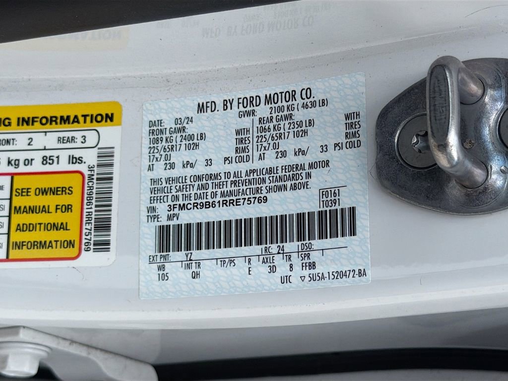 Certified 2024 Ford Bronco Sport Big Bend image 50