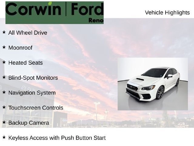 Used 2021 Subaru WRX STI Limited w/ Popular Package #3 (IZT) AWD/4WD image 7