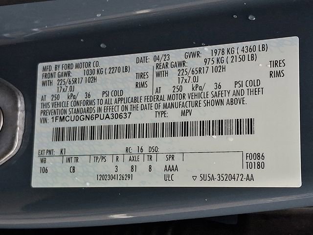 Certified 2023 Ford Escape Active FWD image 26