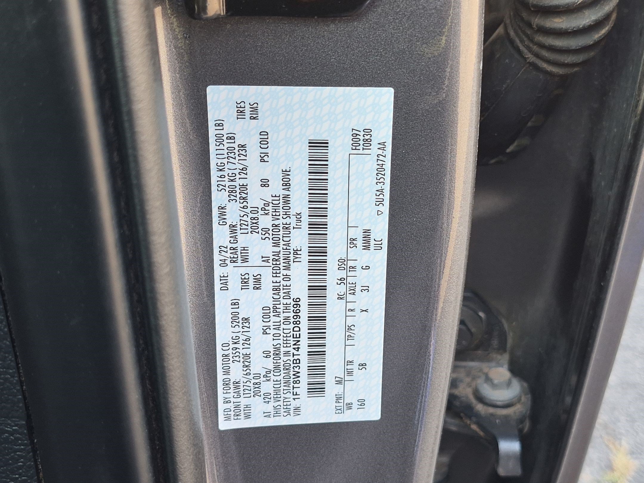 Certified 2022 Ford F350 Lariat w/ Black Appearance Package AWD/4WD image 36