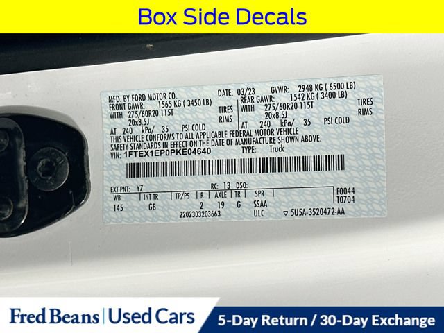 Certified 2023 Ford F150 XL w/ STX Appearance Package AWD/4WD image 35