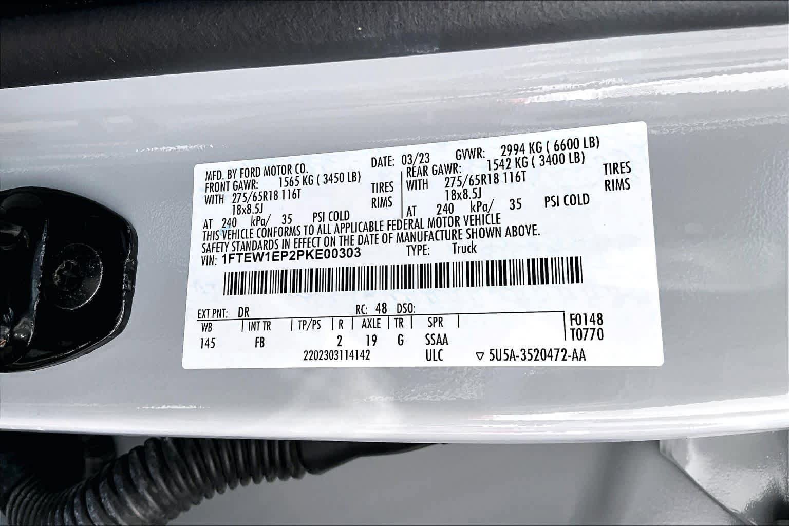Certified 2023 Ford F150 XLT w/ Equipment Group 302A High AWD/4WD image 34