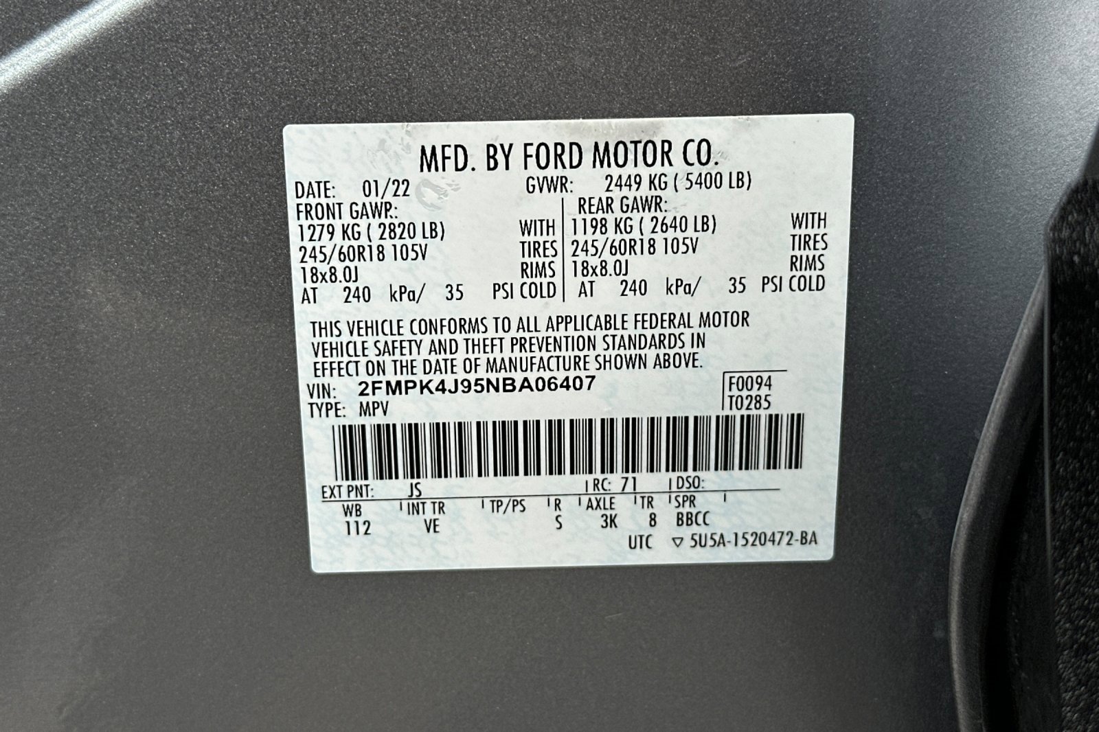 Certified 2022 Ford Edge SEL w/ Convenience Package image 29