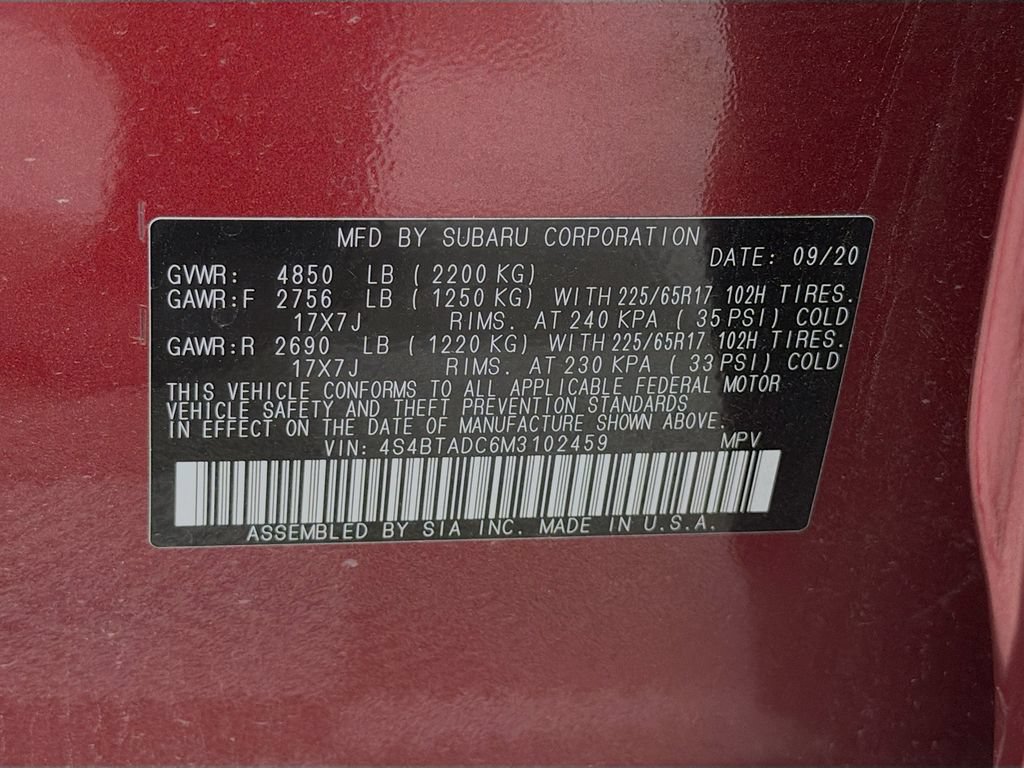 Used 2021 Subaru Outback Premium AWD/4WD image 35