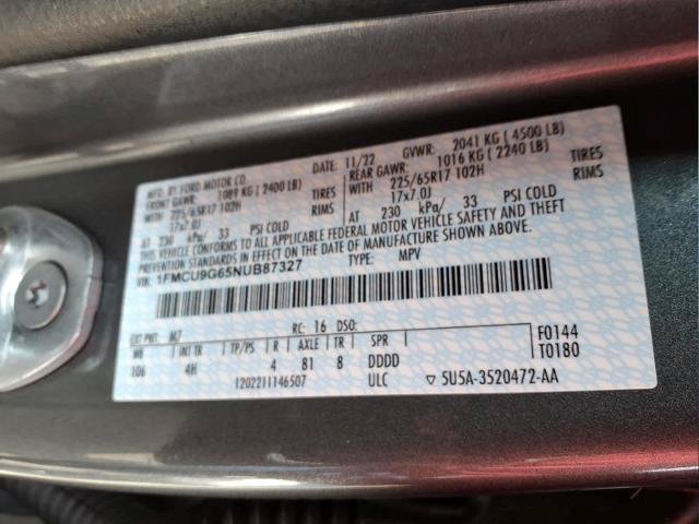 Certified 2022 Ford Escape SE w/ Convenience Package AWD/4WD image 37