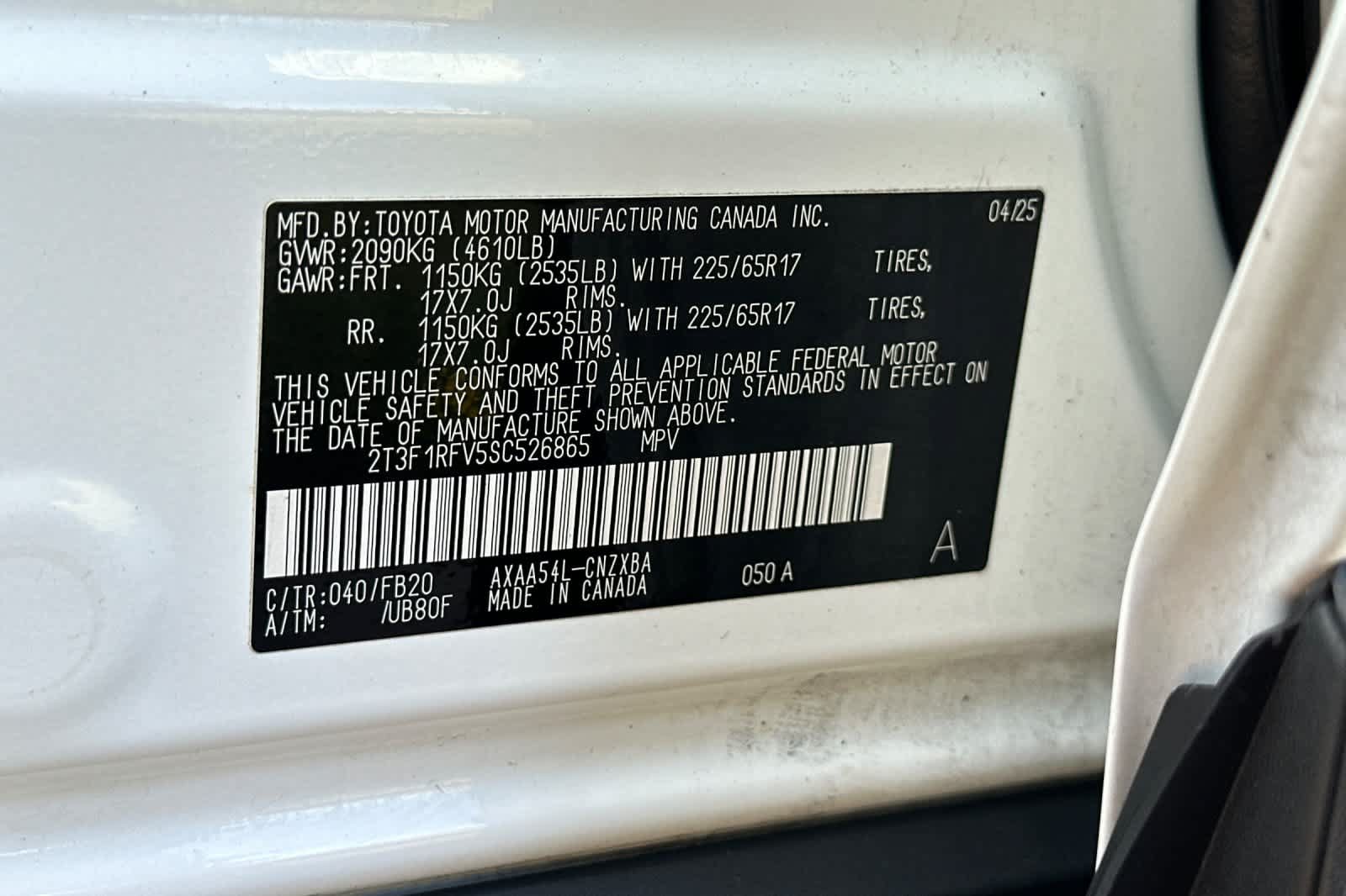 Used 2025 Toyota RAV4 LE AWD/4WD image 27