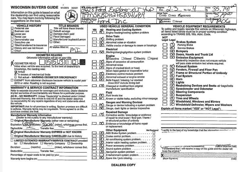 Certified 2023 Ford Explorer XLT AWD/4WD image 45