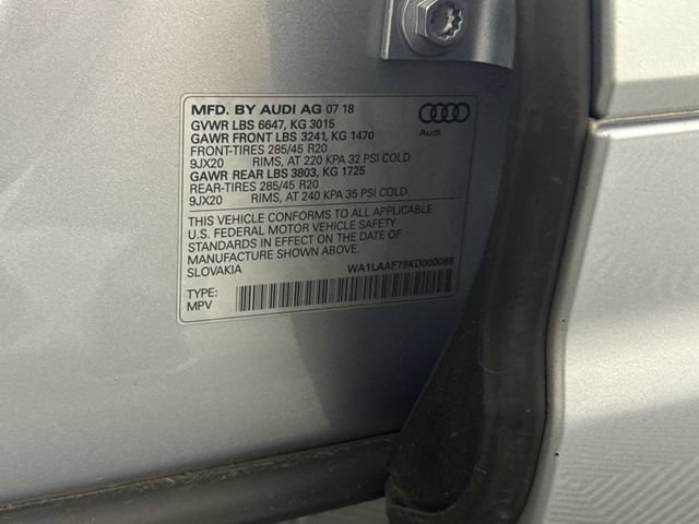 Used 2019 Audi Q7 3.0T Premium Plus w/ Premium Plus Package AWD/4WD image 27