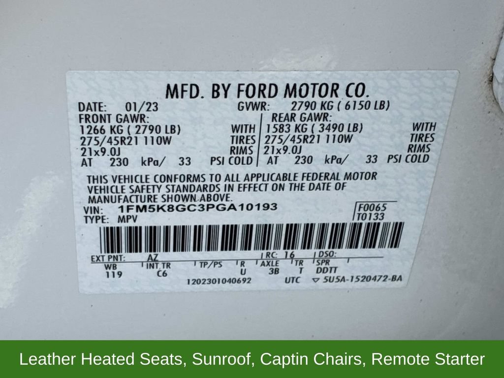 Certified 2023 Ford Explorer ST w/ Equipment Group 401A AWD/4WD image 25