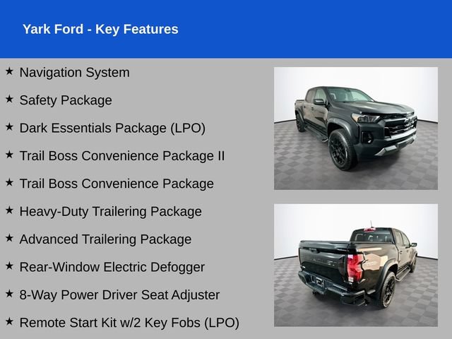 Used 2024 Chevrolet Colorado Trail Boss w/ LPO, Dark Essentials Package AWD/4WD image 2