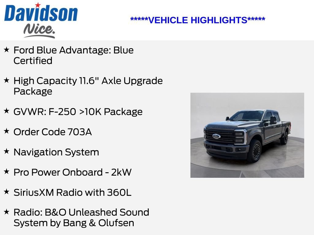 Certified 2025 Ford F250 Platinum AWD/4WD image 5