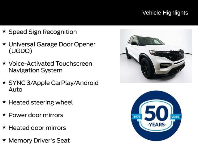 Certified 2022 Ford Explorer ST w/ Equipment Group 401A image 21