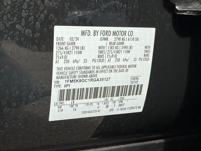 Certified 2024 Ford Explorer ST w/ Equipment Group 401A AWD/4WD image 30