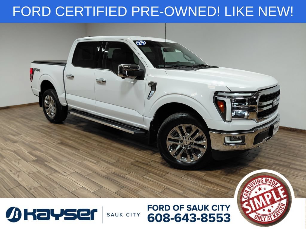 Certified 2024 Ford F150 Lariat w/ FX4 Off-Road Package