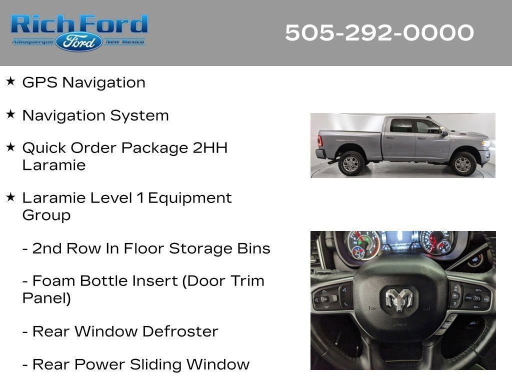 Used 2024 RAM 2500 Laramie w/ Safety Group AWD/4WD image 40