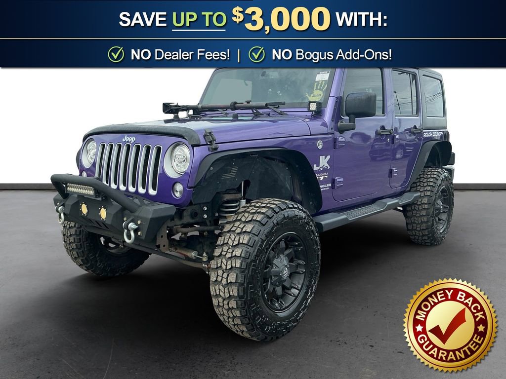 Used 2017 Jeep Wrangler Unlimited Sahara w/ Max Tow Package AWD/4WD image 1