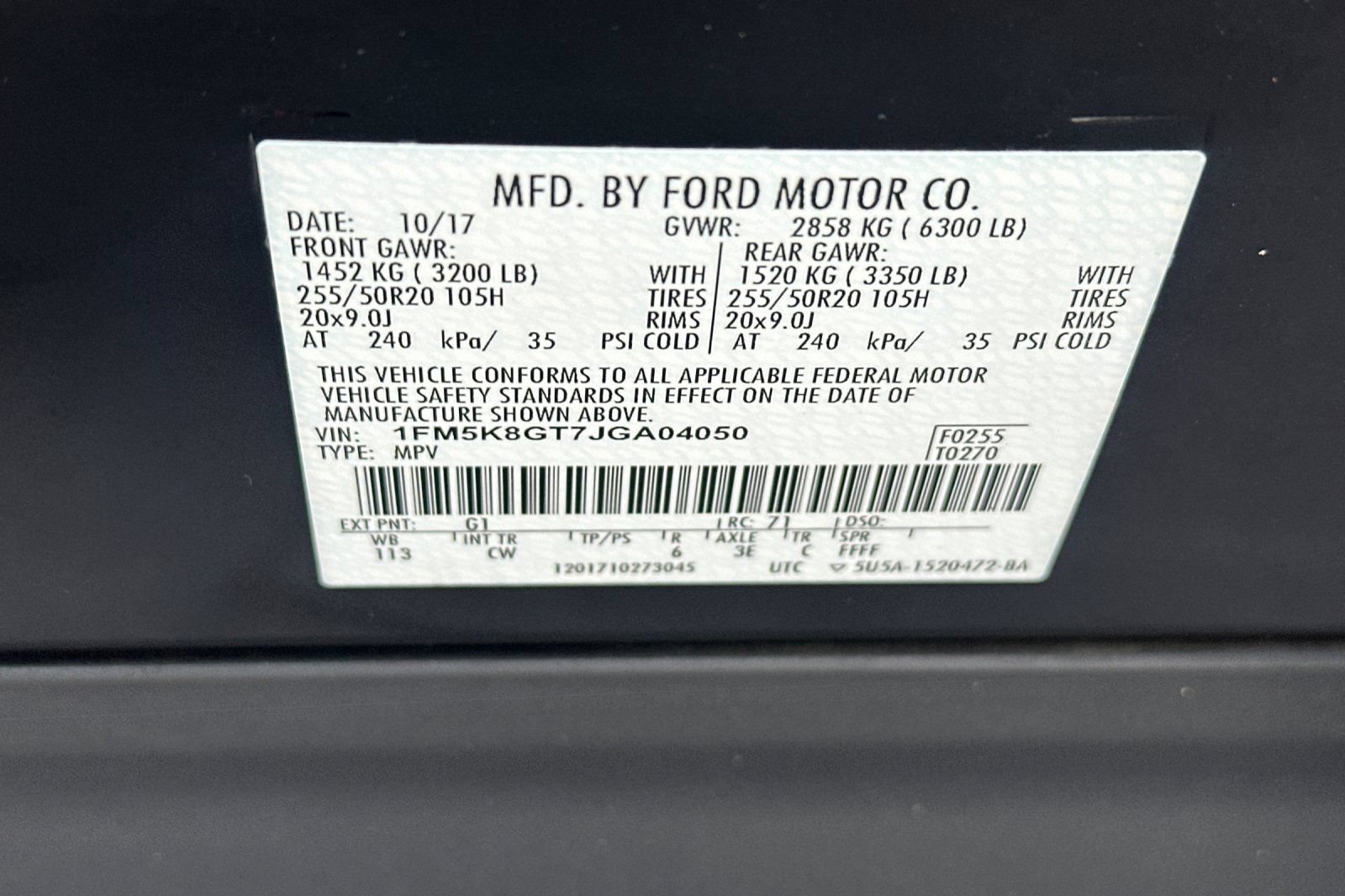 Certified 2018 Ford Explorer Sport AWD/4WD image 30