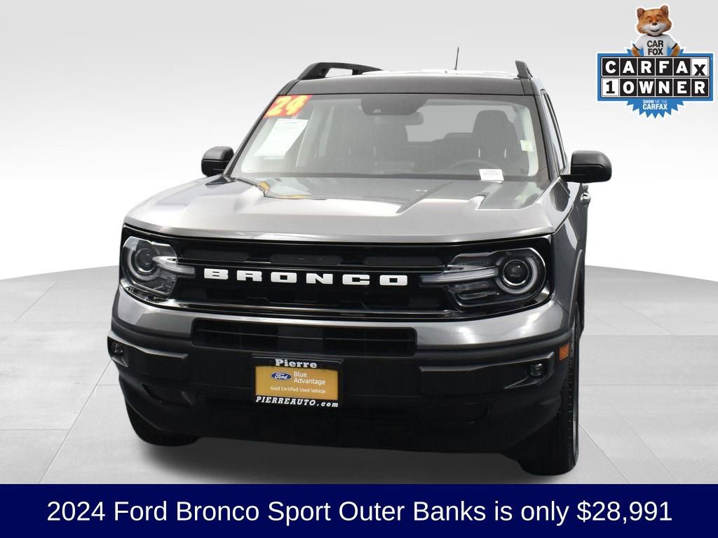 Certified 2024 Ford Bronco Sport Outer Banks w/ Tech Package