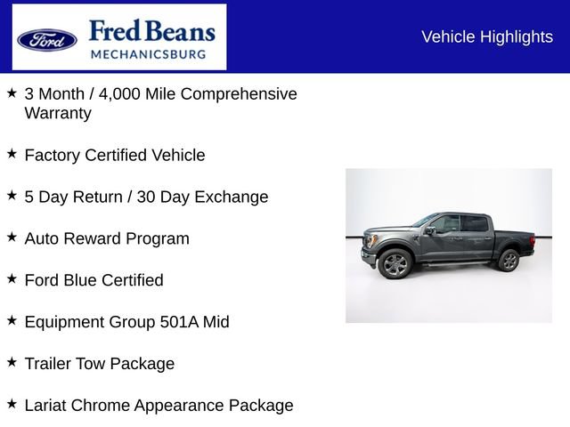 Certified 2022 Ford F150 Lariat AWD/4WD image 7