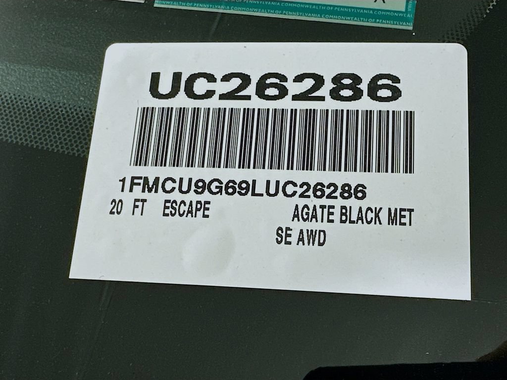 Certified 2020 Ford Escape SE AWD/4WD image 25