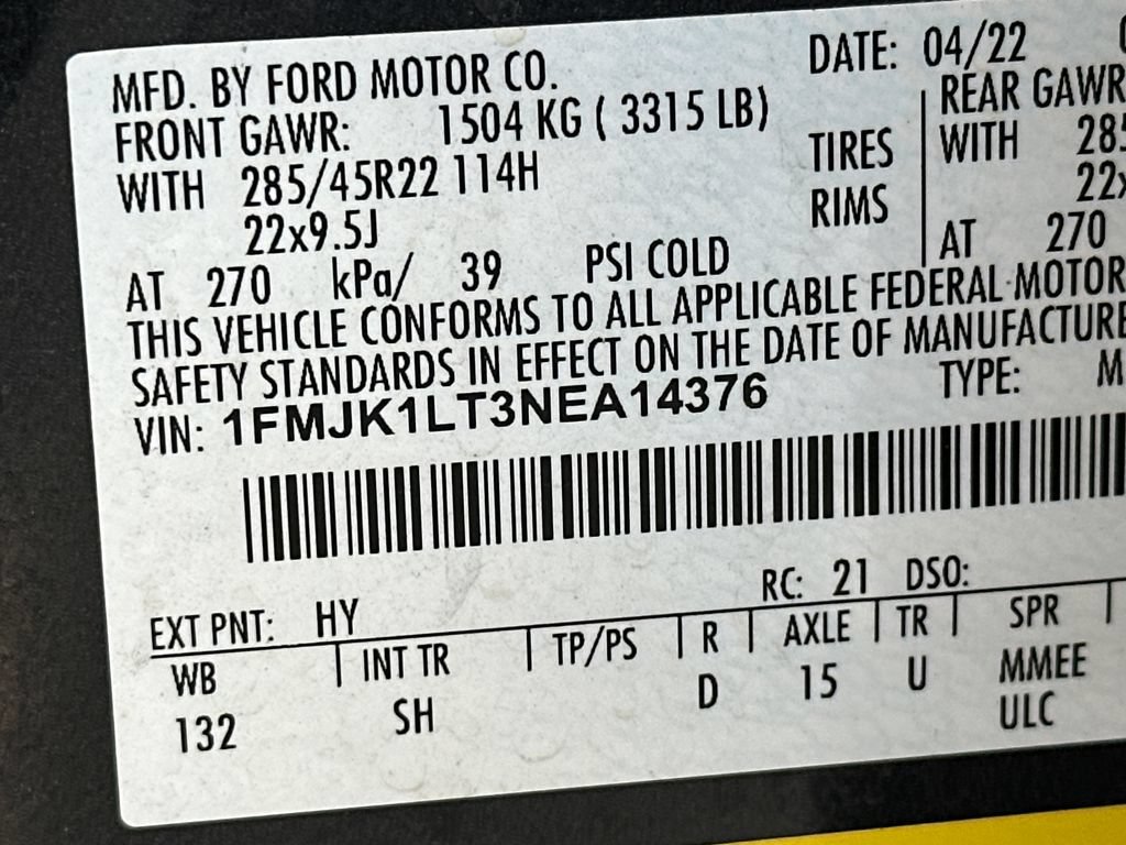 Certified 2022 Ford Expedition Max Platinum RWD image 36