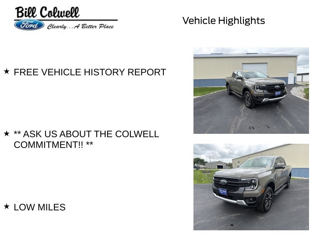 Certified 2025 Ford Ranger Lariat w/ Trailer Tow Package AWD/4WD image 11