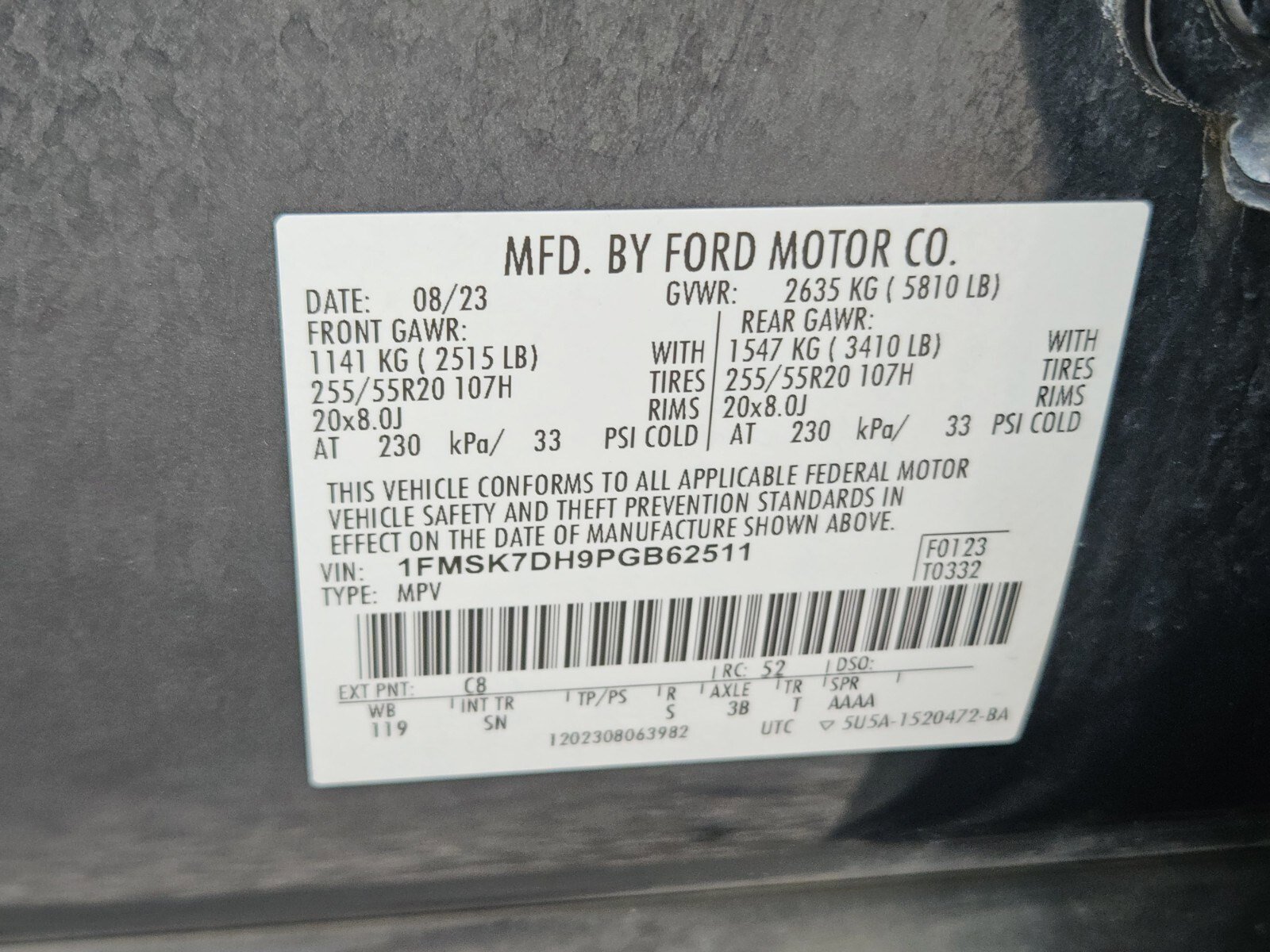 Certified 2023 Ford Explorer XLT w/ Equipment Group 202A image 35