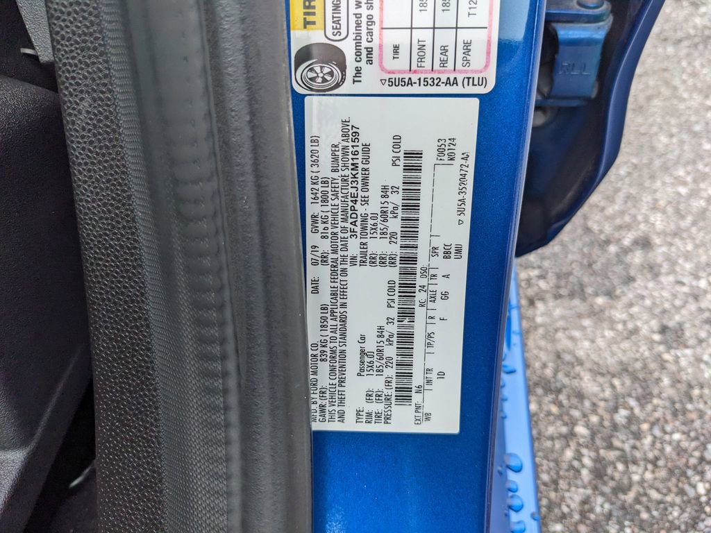 Certified 2019 Ford Fiesta SE FWD image 38