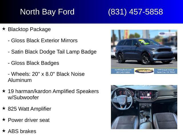 Used 2021 Dodge Durango R/T w/ Blacktop Package AWD/4WD image 8