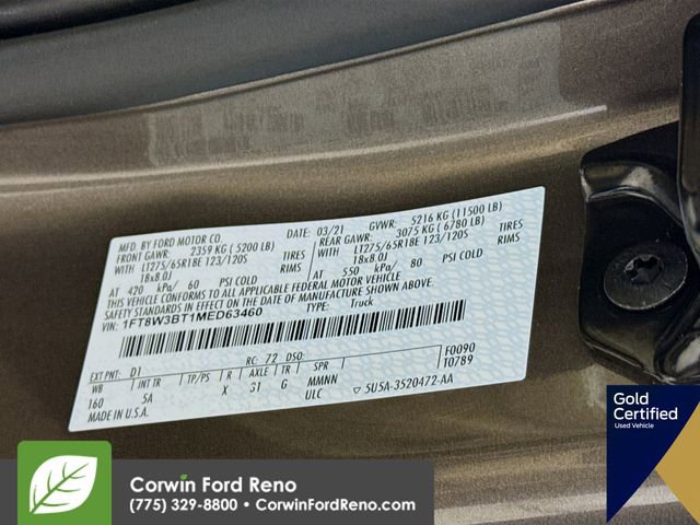 Certified 2021 Ford F350 Lariat w/ Lariat Ultimate Package AWD/4WD image 37