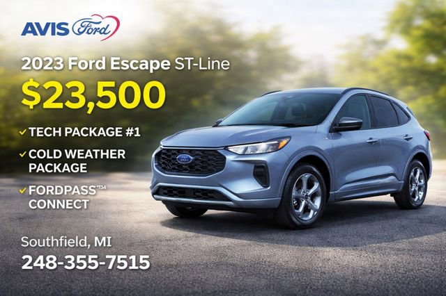 Certified 2023 Ford Escape ST-Line w/ Tech Pack #1 image 1