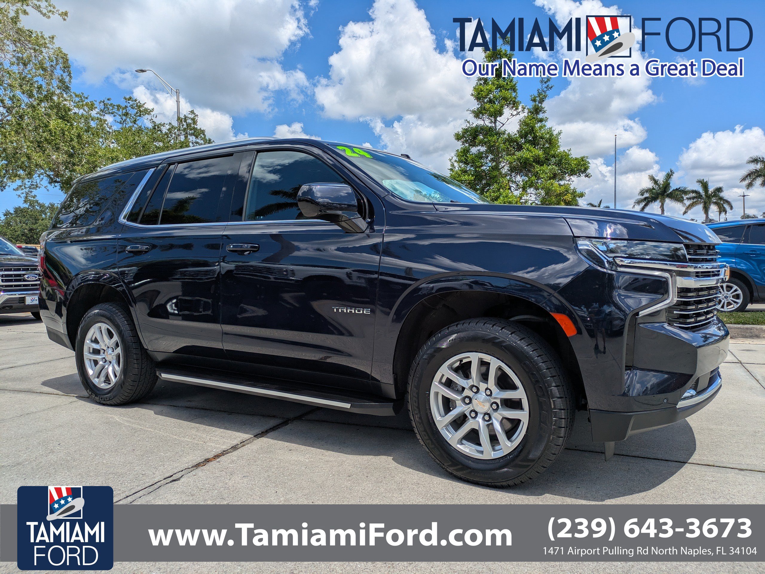 Used 2024 Chevrolet Tahoe LT RWD image 1
