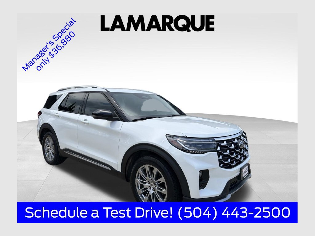 Certified 2025 Ford Explorer Platinum