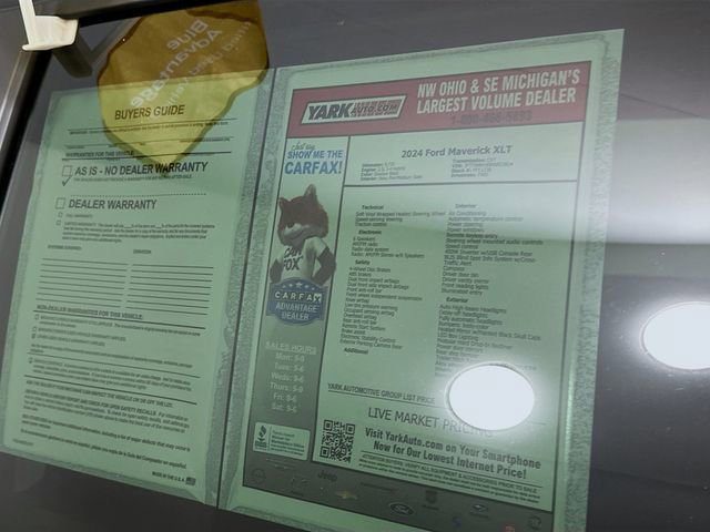 Certified 2024 Ford Maverick XLT w/ XLT Luxury Package image 15