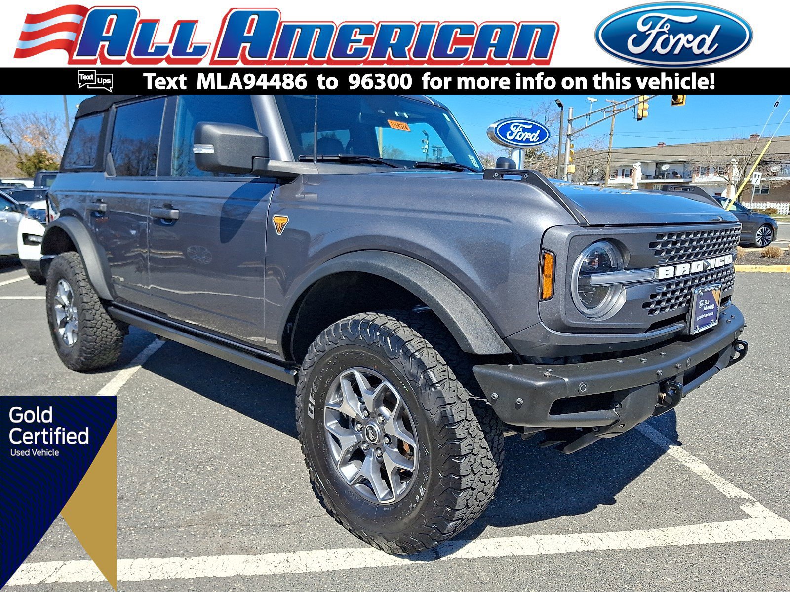 Certified 2021 Ford Bronco Badlands