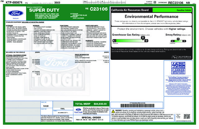 Certified 2024 Ford F250 King Ranch w/ Tremor Off-Road Package AWD/4WD image 34