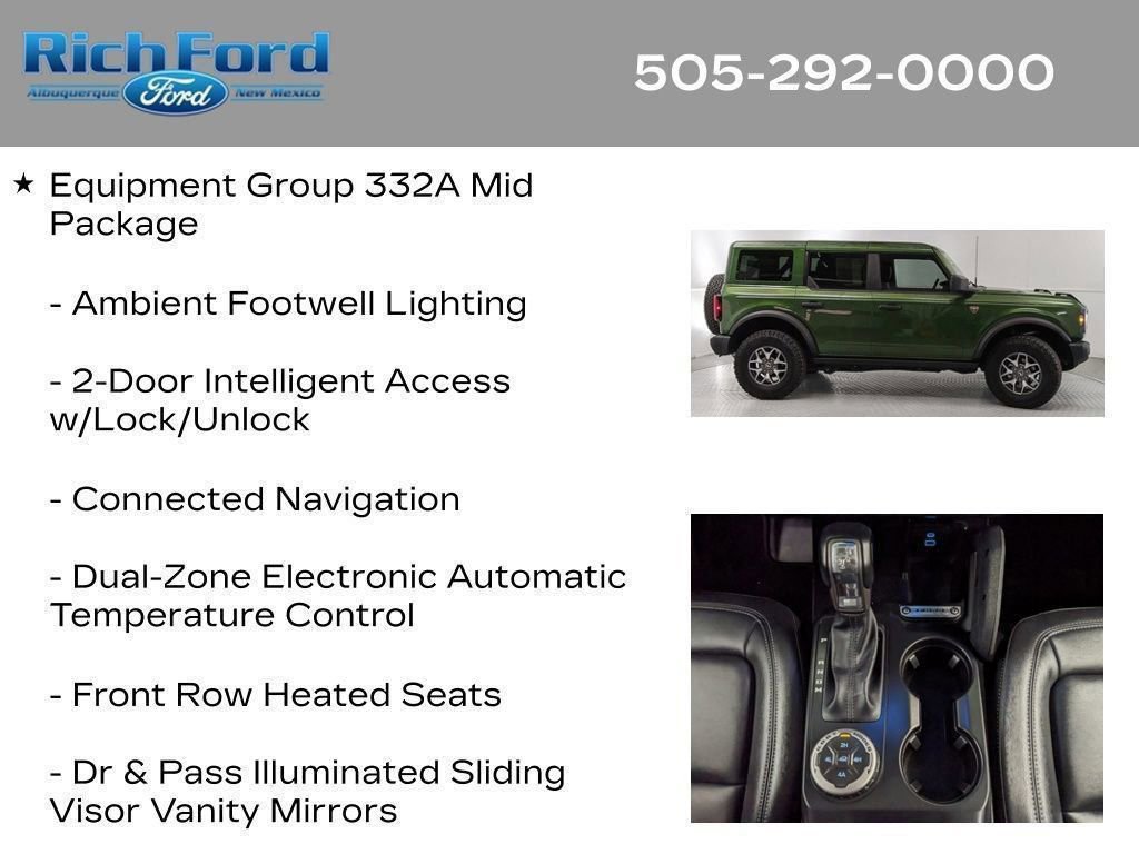 Certified 2025 Ford Bronco Badlands AWD/4WD image 46