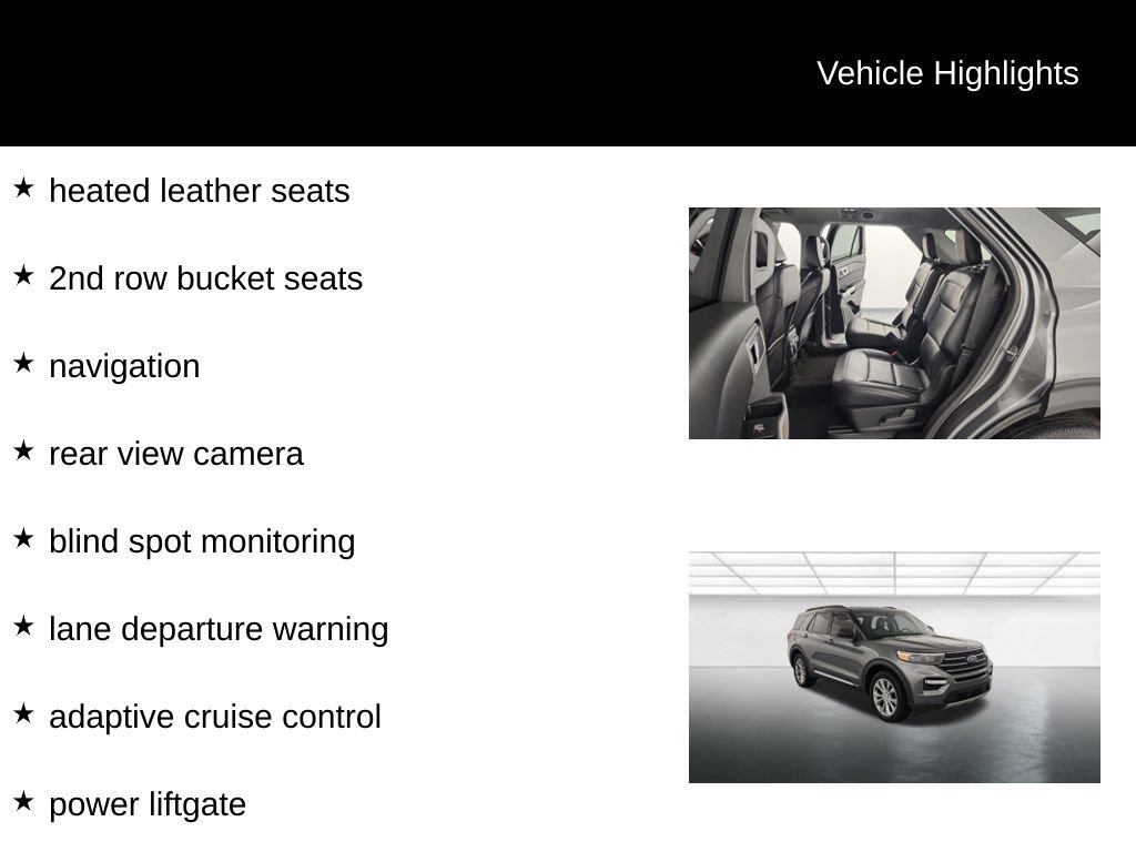 Certified 2022 Ford Explorer XLT w/ Equipment Group 202A image 10