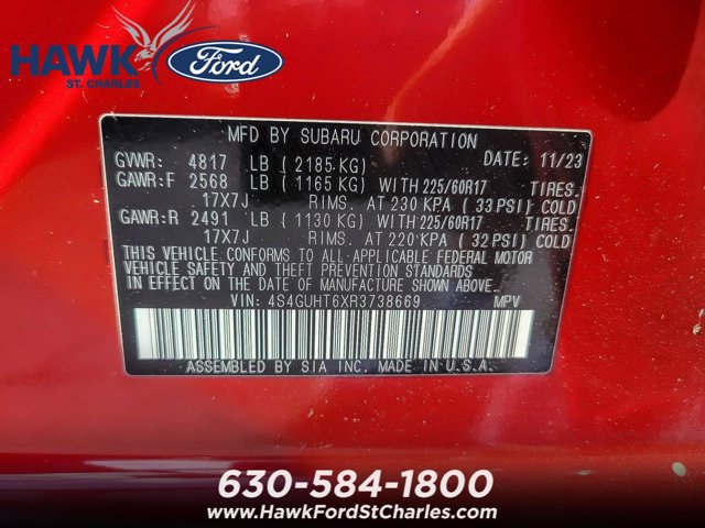 Used 2024 Subaru Crosstrek 2.5i Wilderness w/ Crosstrek Mirror Package image 32