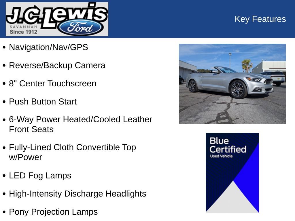 Certified 2017 Ford Mustang Premium RWD image 31