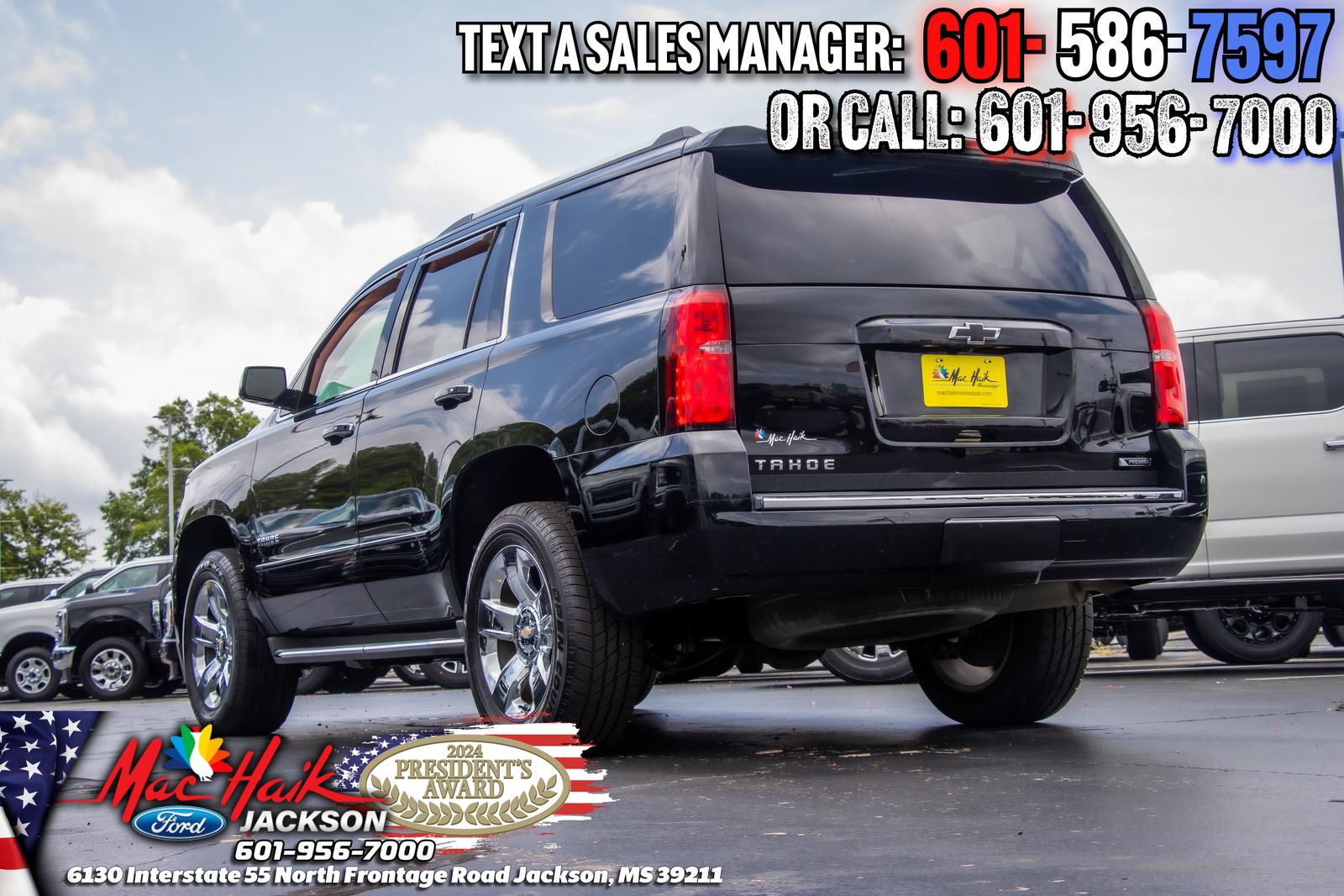 Used 2018 Chevrolet Tahoe Premier w/ Max Trailering Package RWD image 3