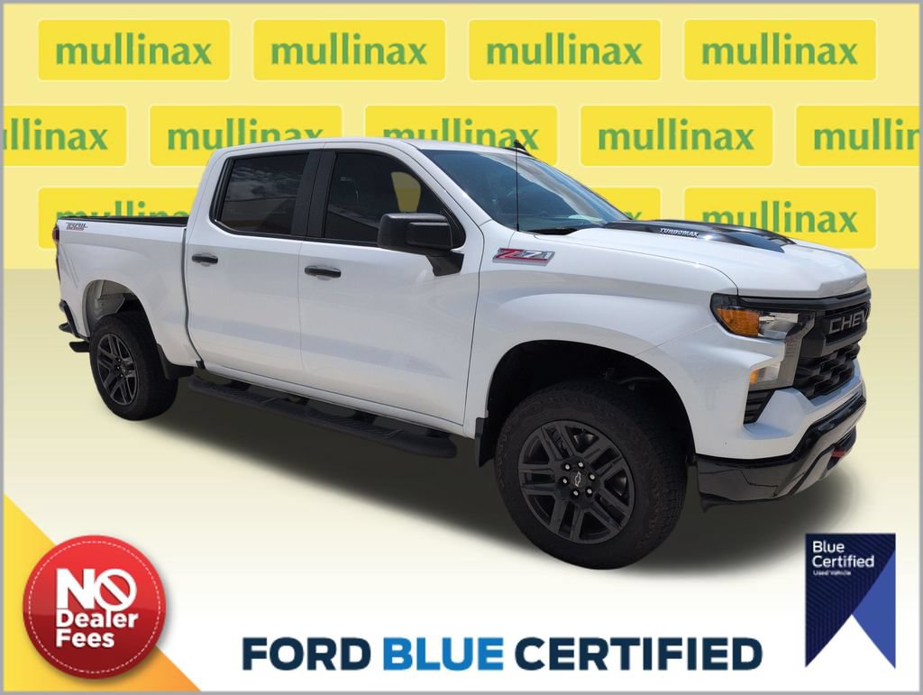 Used 2025 Chevrolet Silverado 1500 Custom Trail Boss w/ Turbomax Blackout Package AWD/4WD image 1