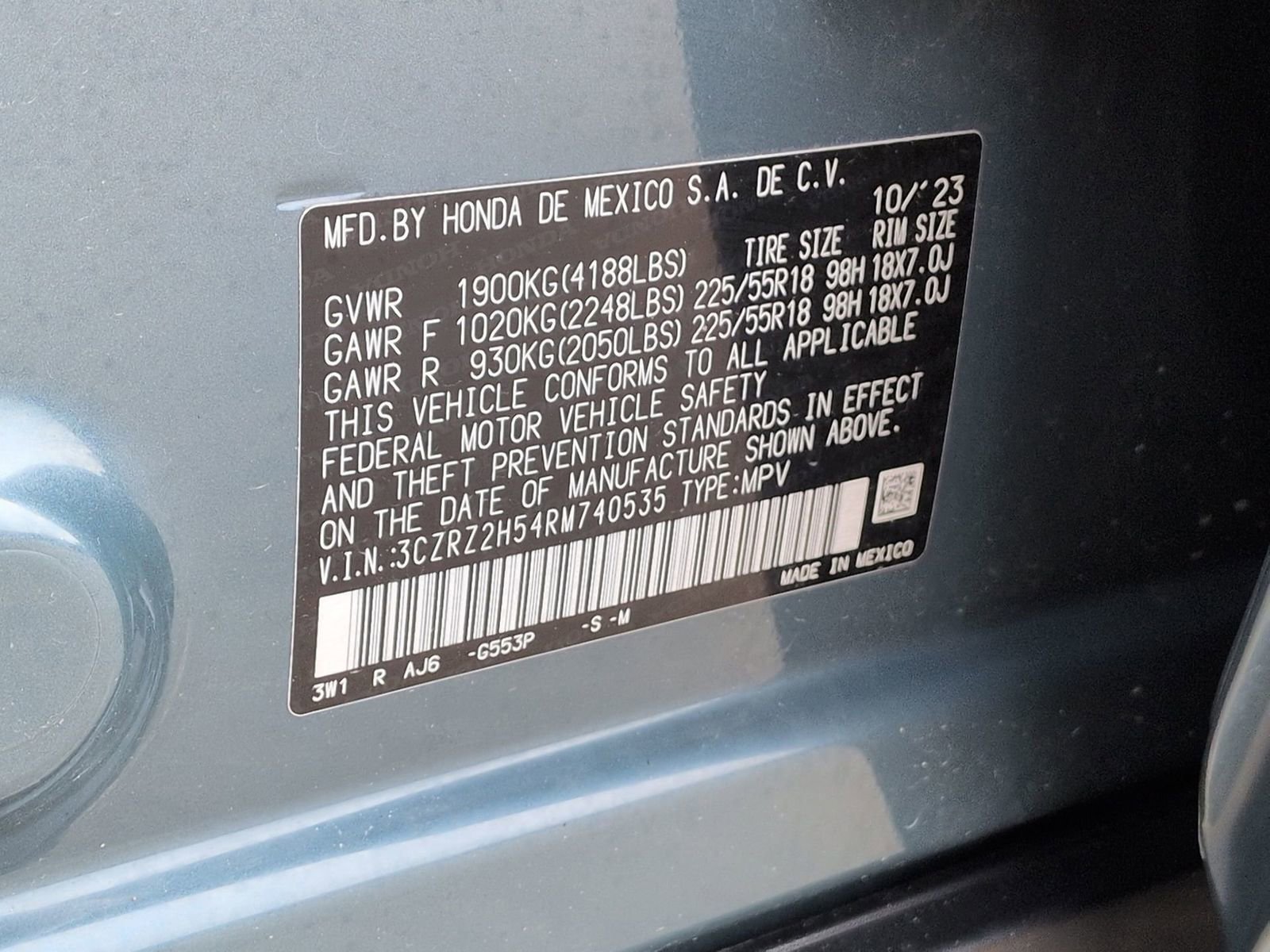 Used 2024 Honda HR-V Sport image 36