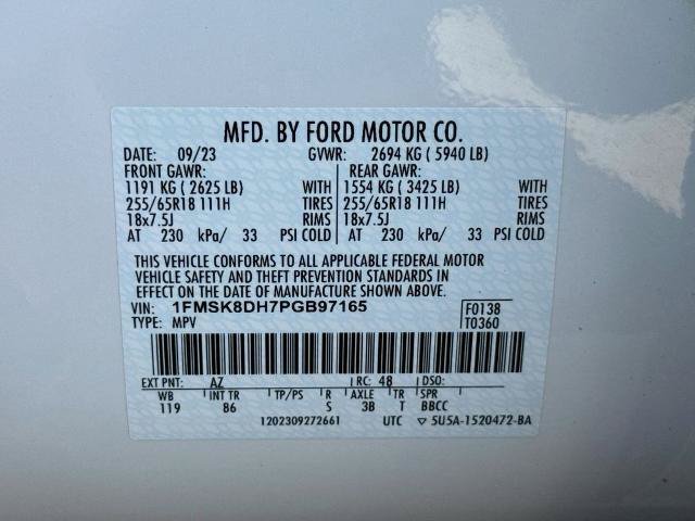 Certified 2023 Ford Explorer XLT AWD/4WD image 23