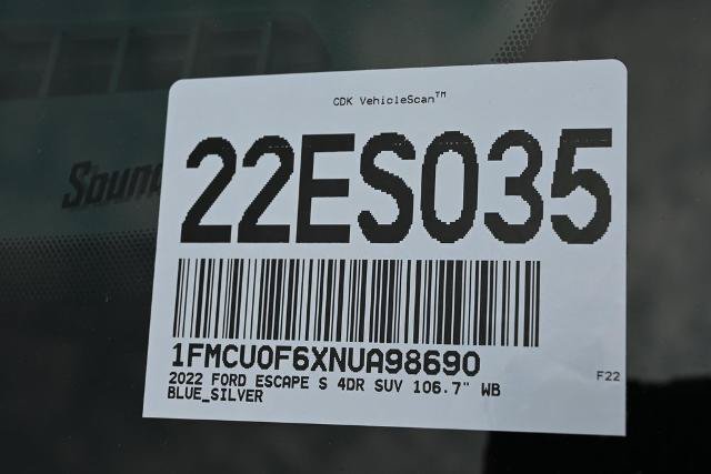 Certified 2022 Ford Escape S FWD image 36