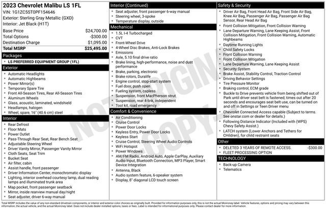 Used 2023 Chevrolet Malibu LS image 38