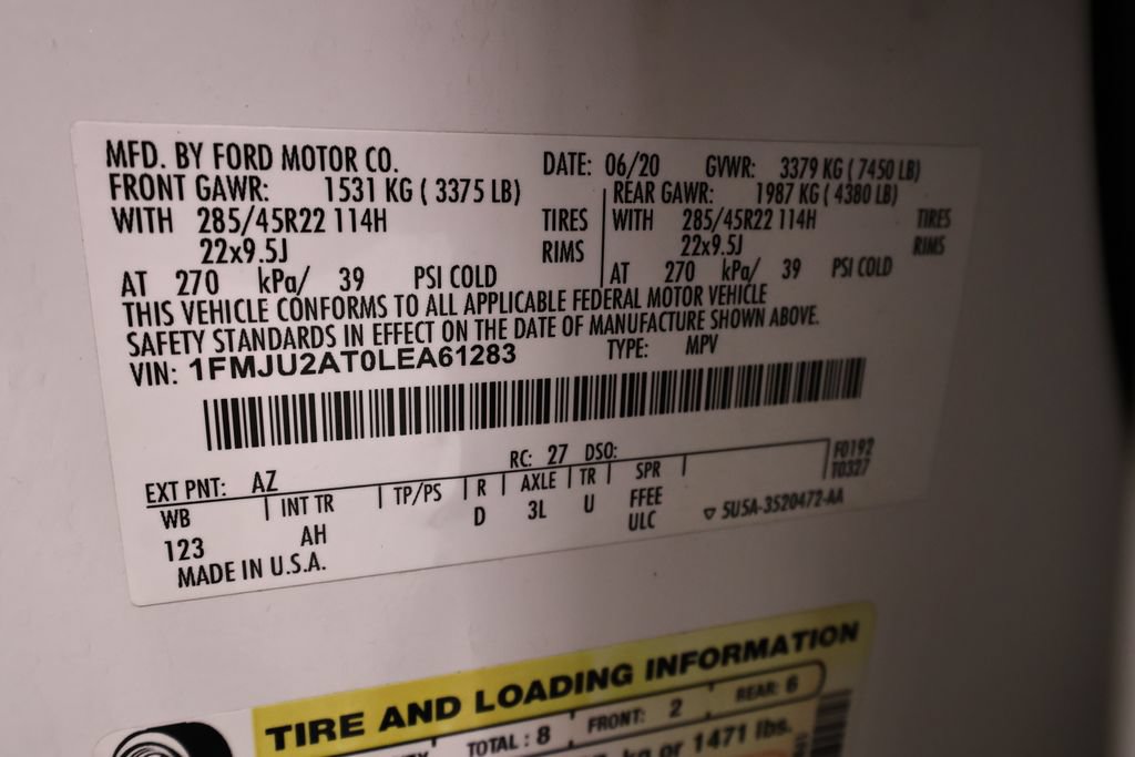 Certified 2020 Ford Expedition Limited w/ Equipment Group 303A AWD/4WD image 54
