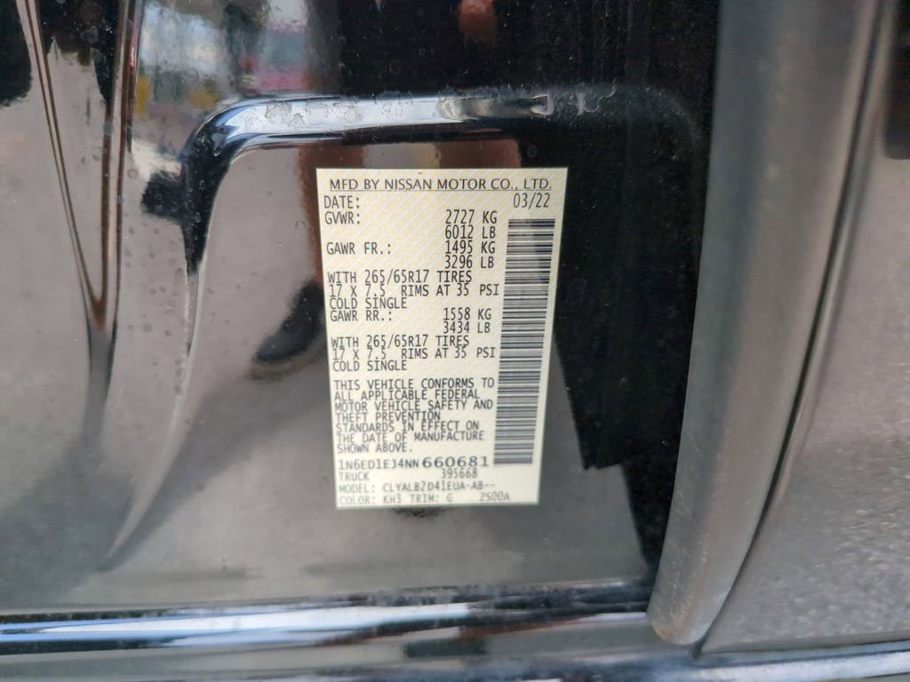 Used 2022 Nissan Frontier SV w/ Technology Package RWD image 34
