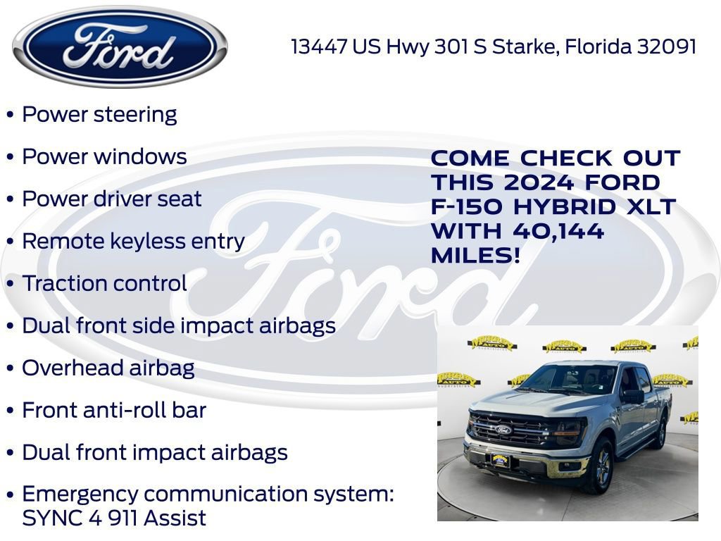 Certified 2024 Ford F150 XLT w/ Mobile Office Package image 25